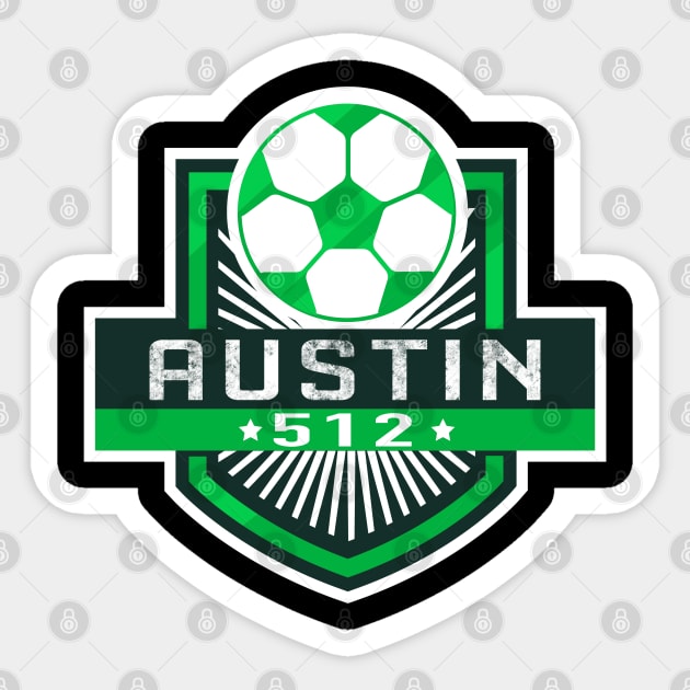 Austin soccer football jersey Sticker by JayD World